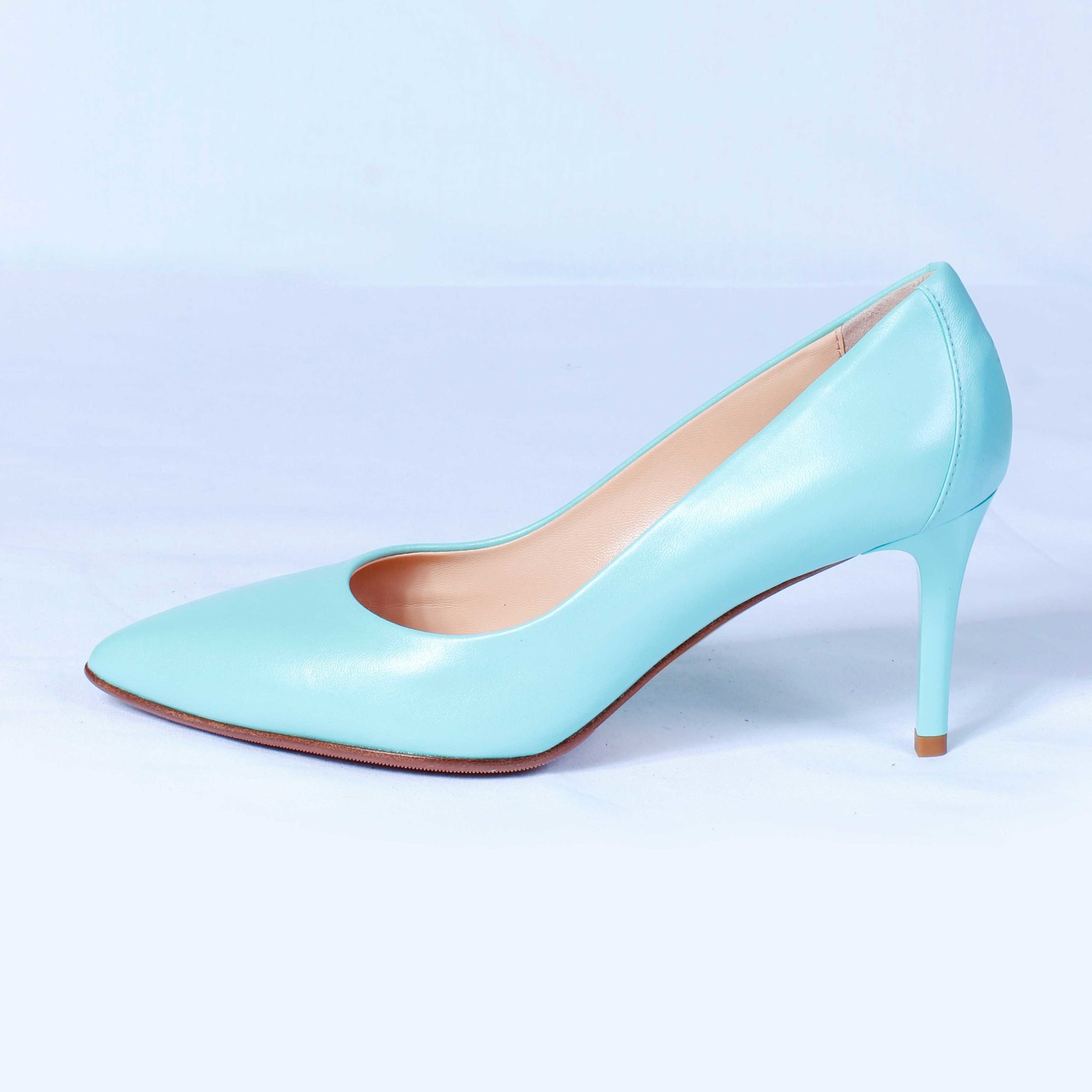 Туфли Fabio Di Luna Perlato acquamo tacco 70 blue 36