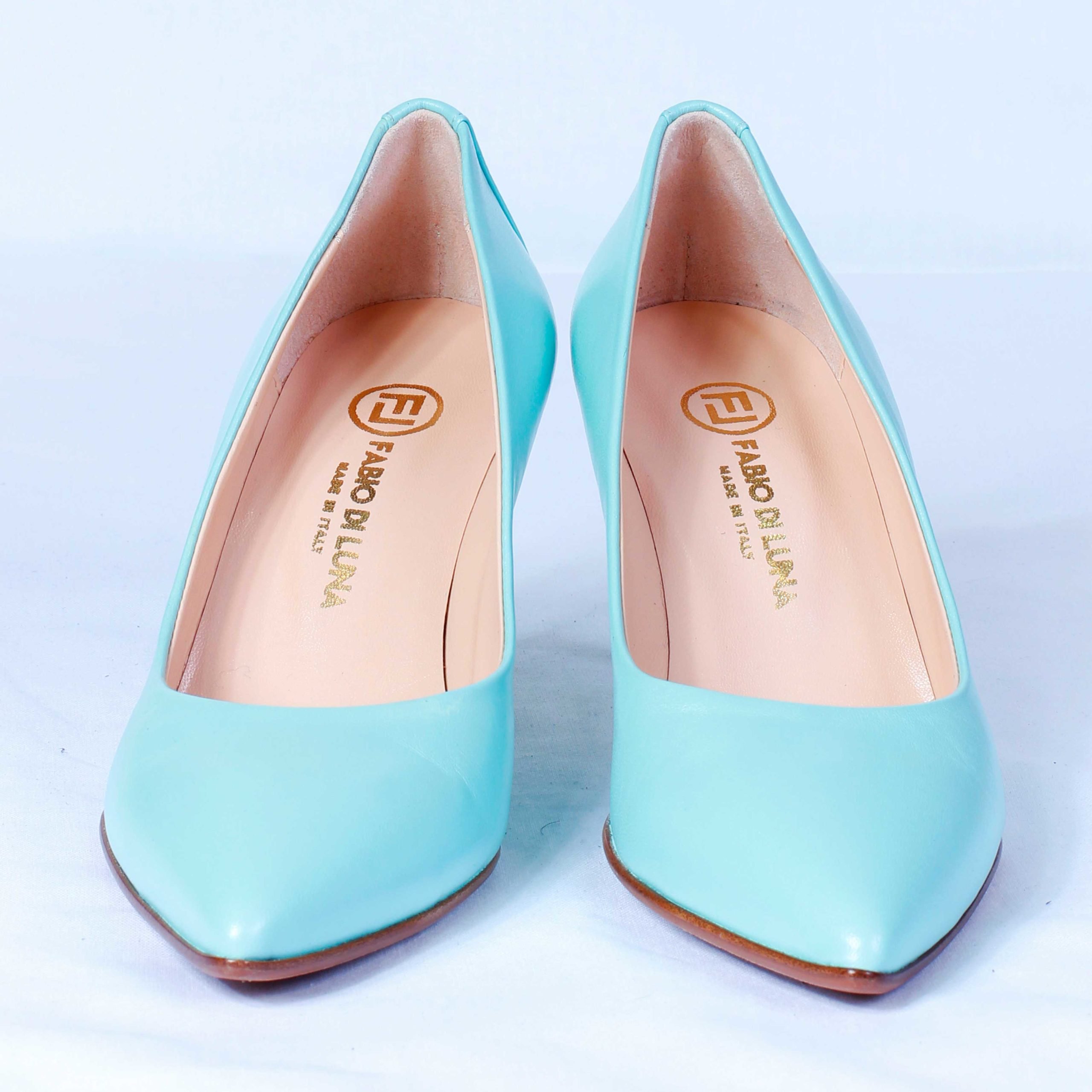 Туфли Fabio Di Luna Perlato acquamo tacco 70 blue 36 купить,0