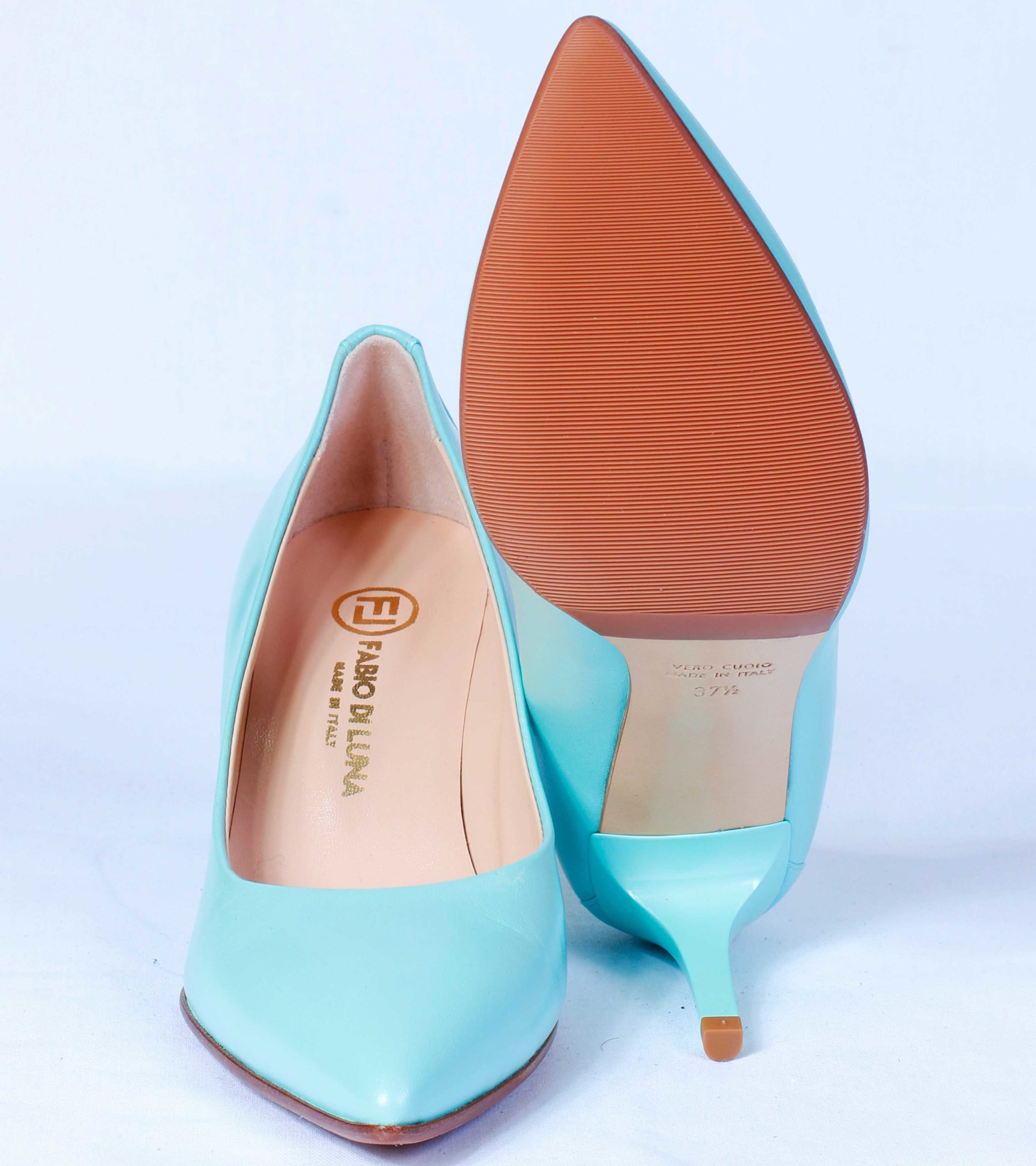 Туфли Fabio Di Luna Perlato acquamo tacco 70 blue 36 купить,0