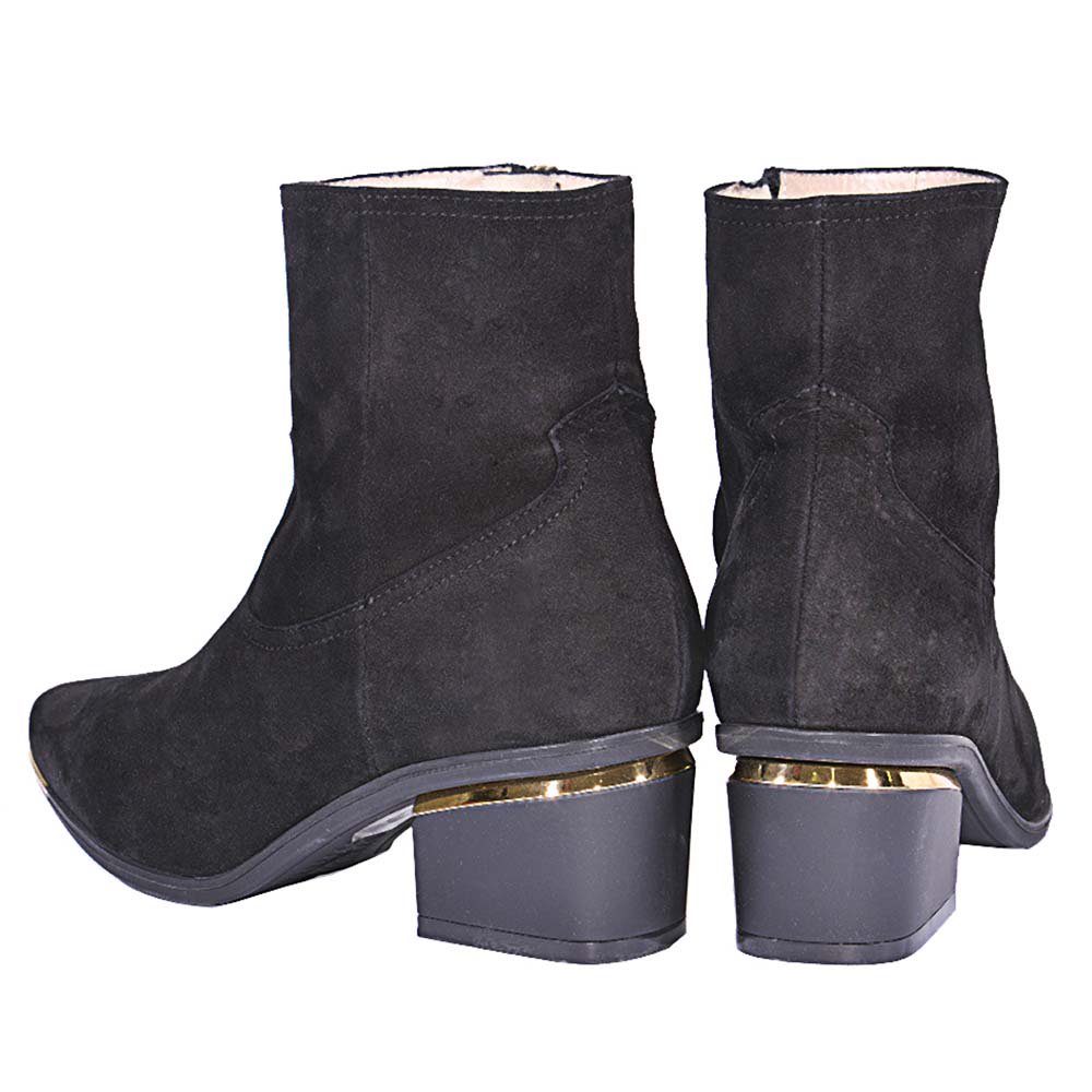 Полусапоги Giannini Ilari Scamosciato nero 5706 black 37 купить,0