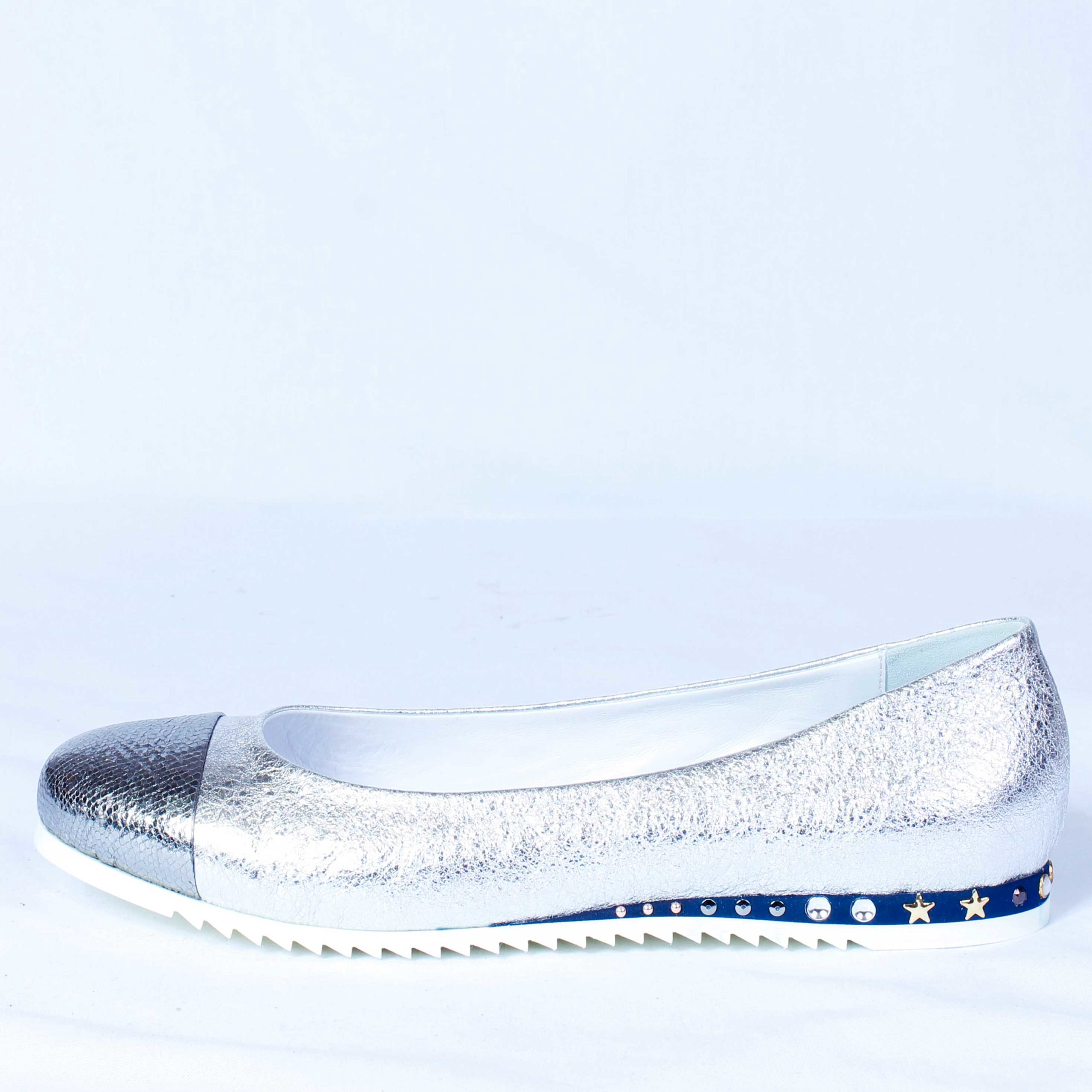 Балетки Gilda Tonelli Sgoc.C.Fucile 741 silver 39 купить,NaN