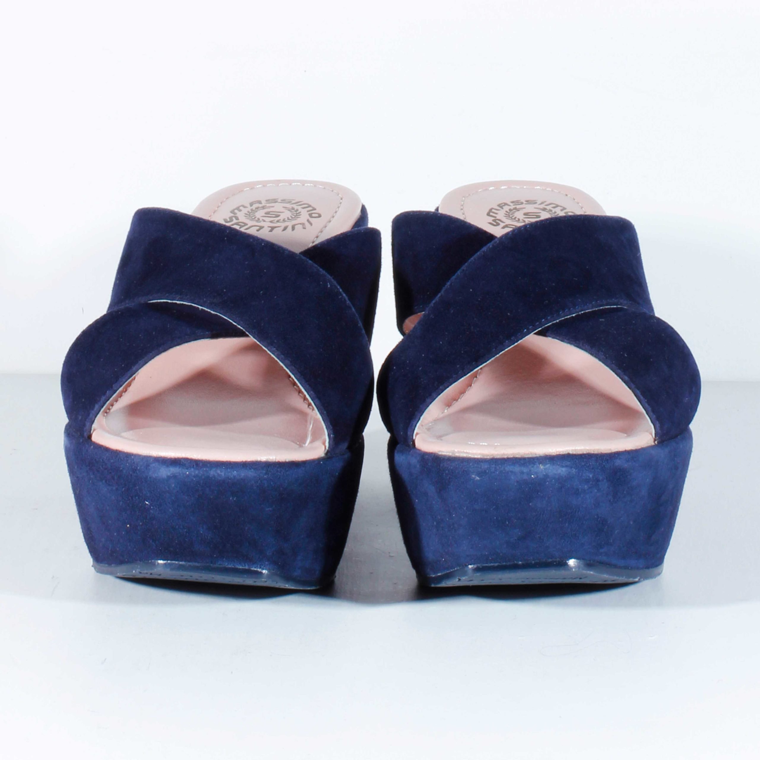 Босоножки Massimo Santini Suede navy 40 купить,NaN