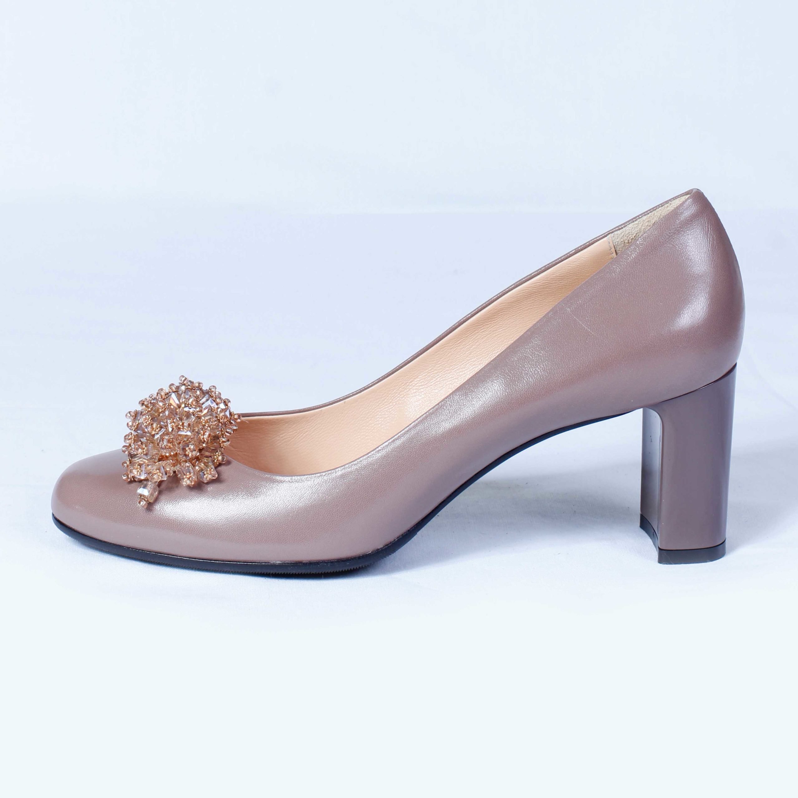 Туфли Fabio Di Luna Alaska Tortora Tacco 60 TC brown 39