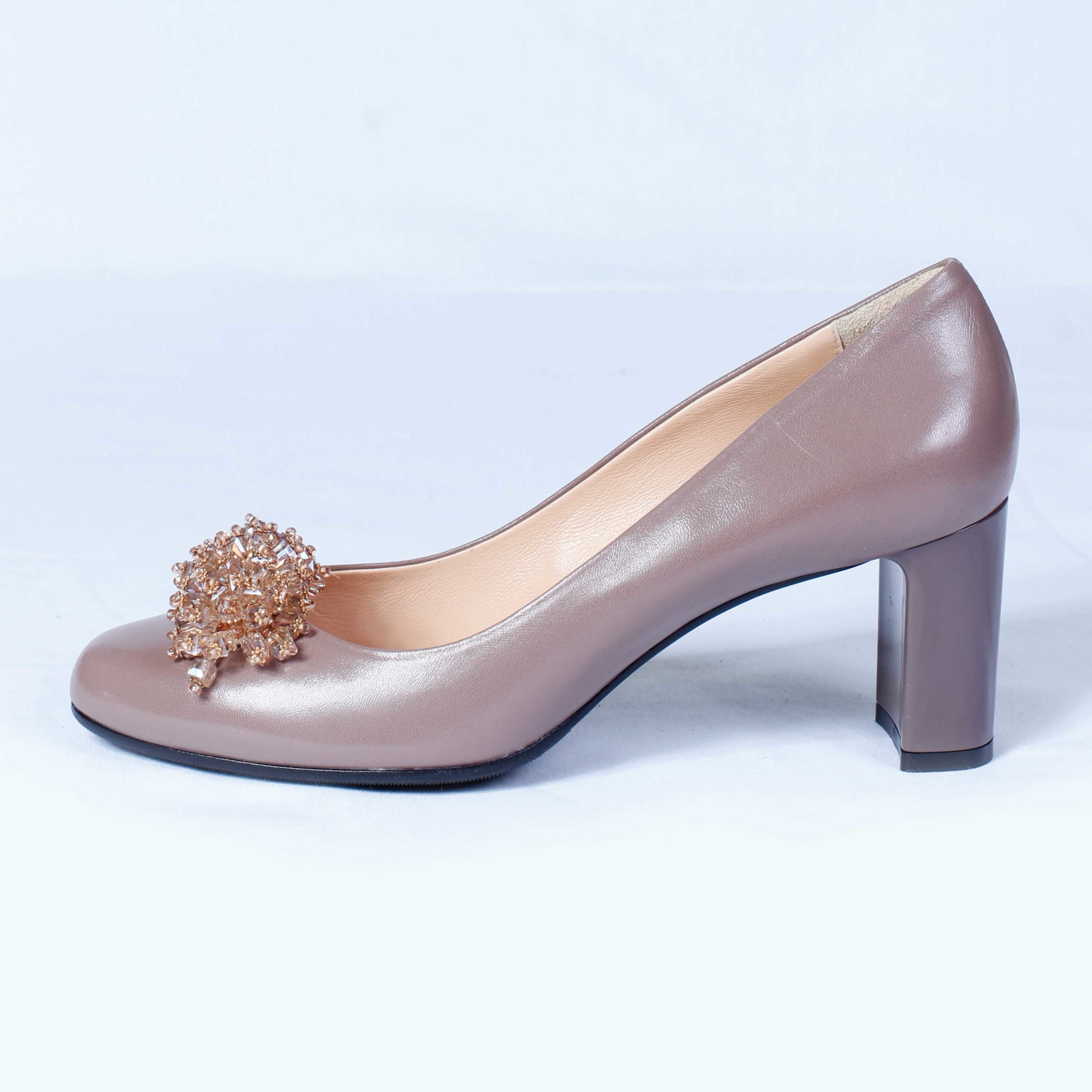 Туфли Fabio Di Luna Alaska Tortora Tacco 60 TC brown 39