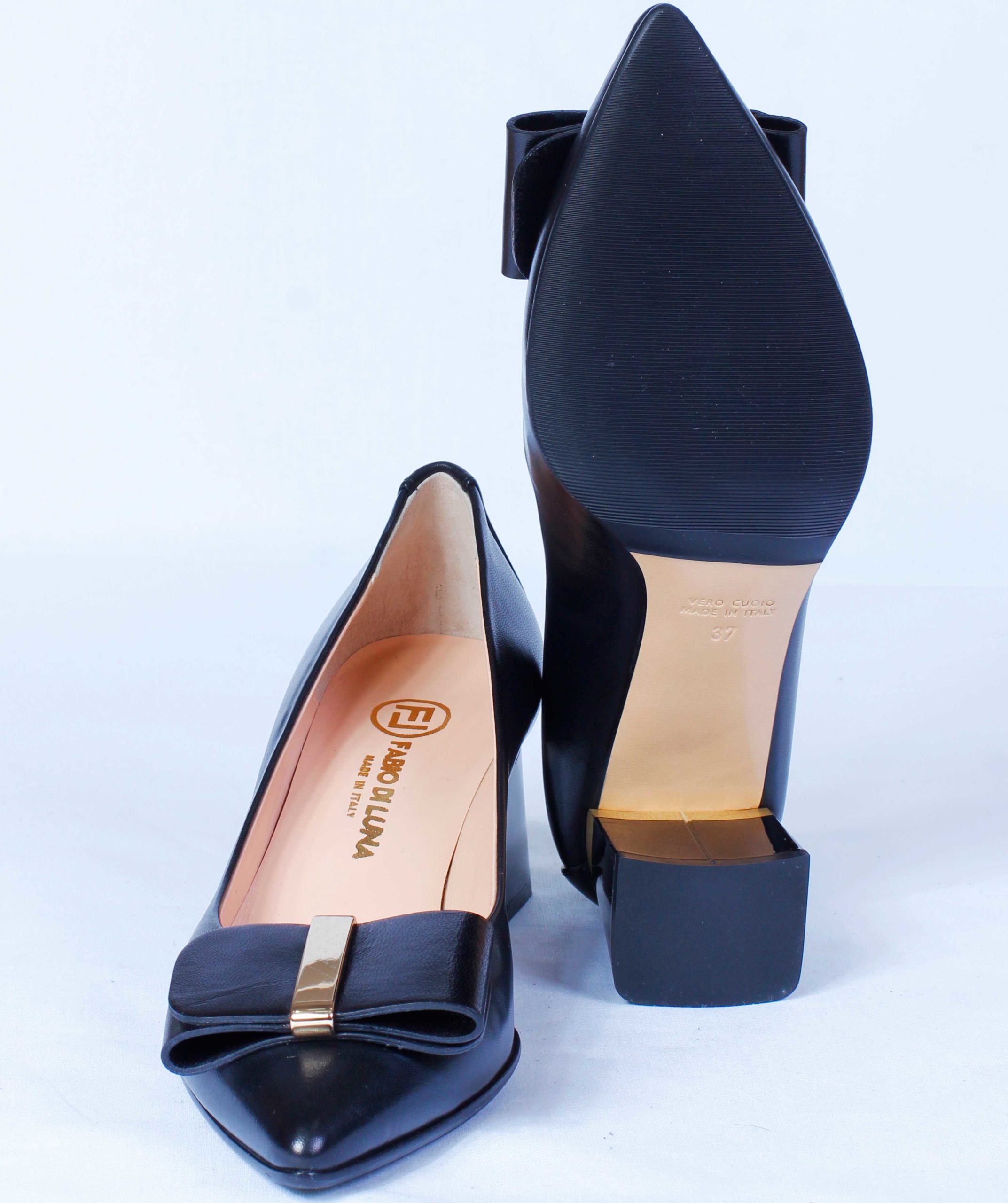 Туфли Fabio Di Luna Guantino Nero Tacco 52 black 37,5 купить,0