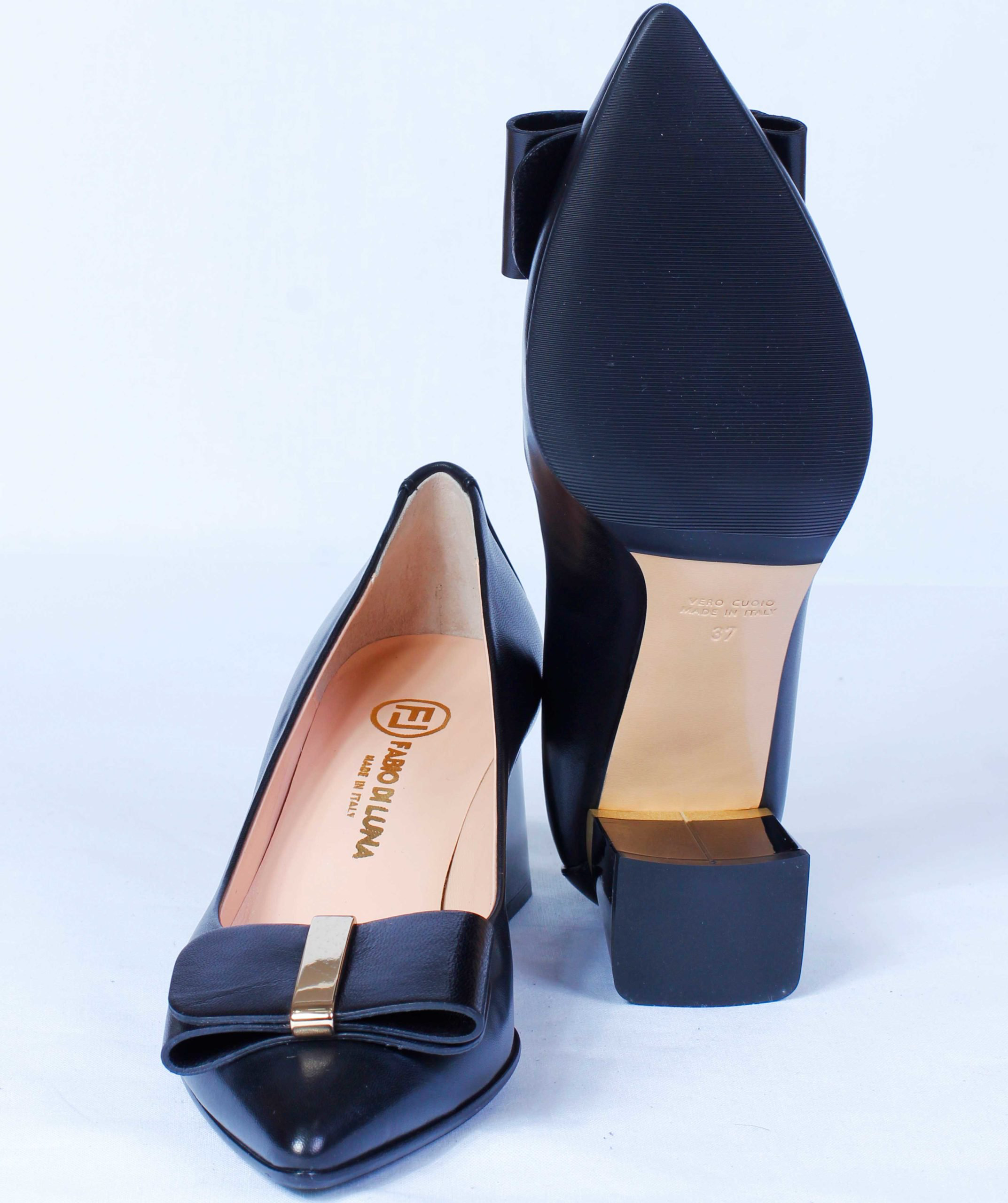Туфли Fabio Di Luna Guantino Nero Tacco 52 black 37,5 купить,120750