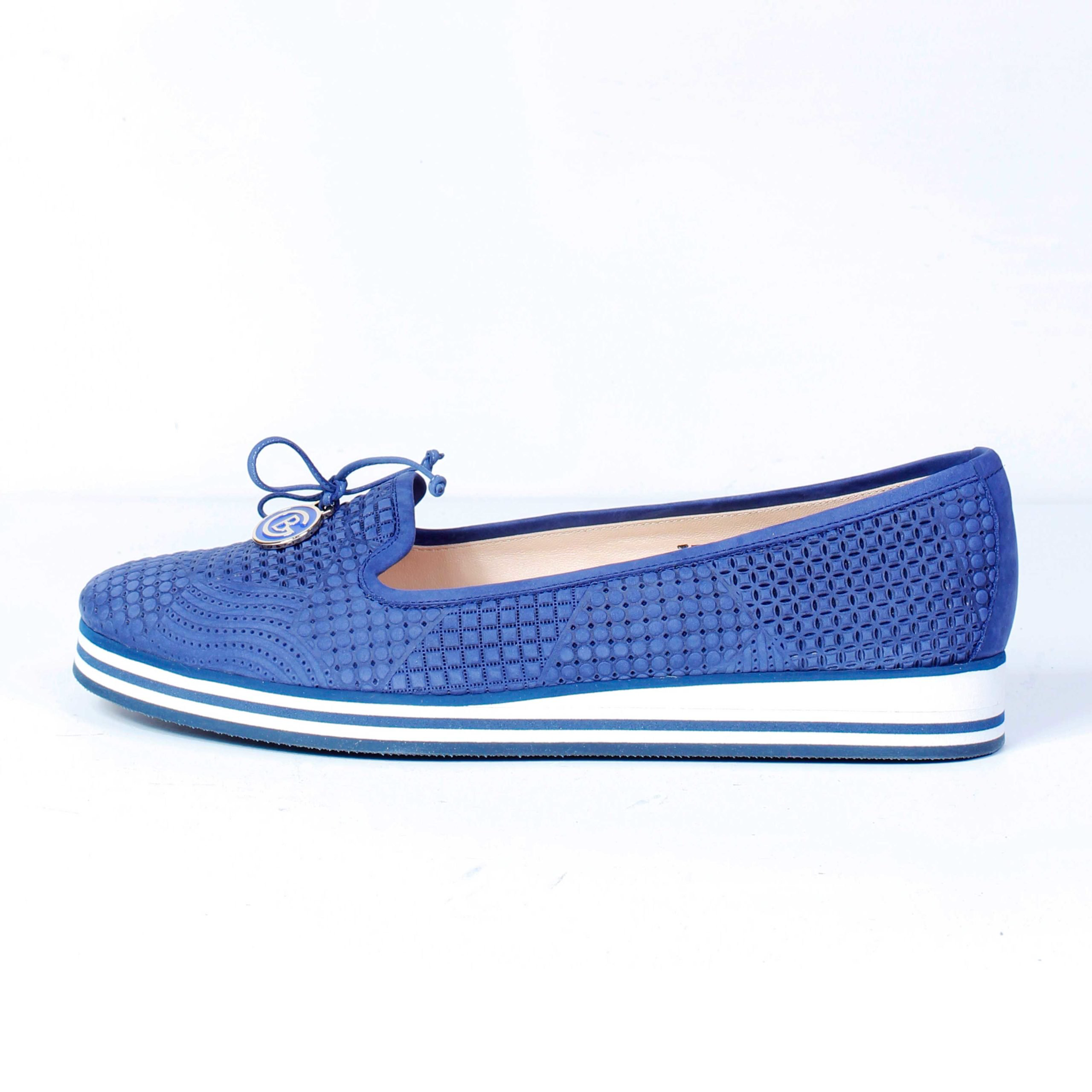 Мокасины Baldinini Sca d.Buck canapa blue 39 купить,NaN