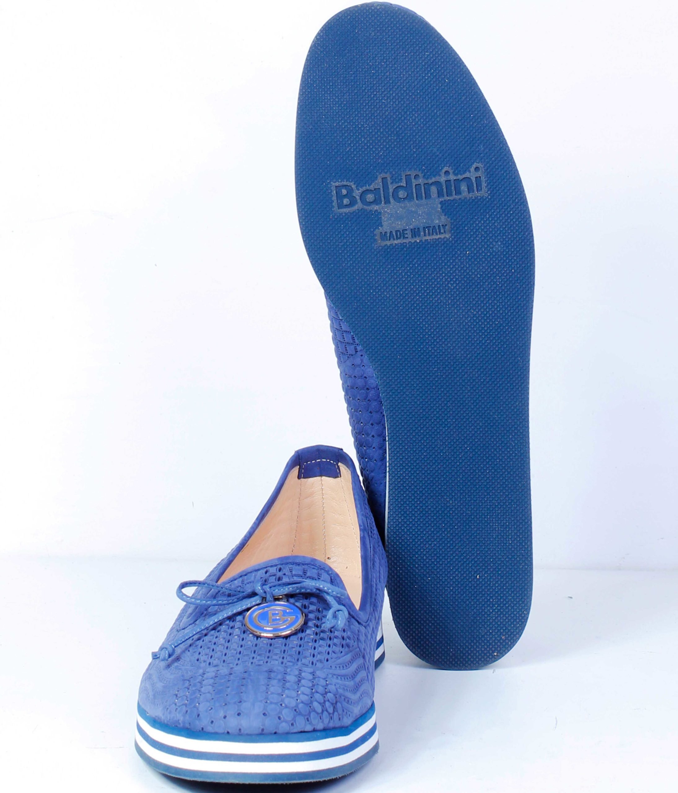 Мокасины Baldinini Sca d.Buck canapa blue 39 купить,NaN
