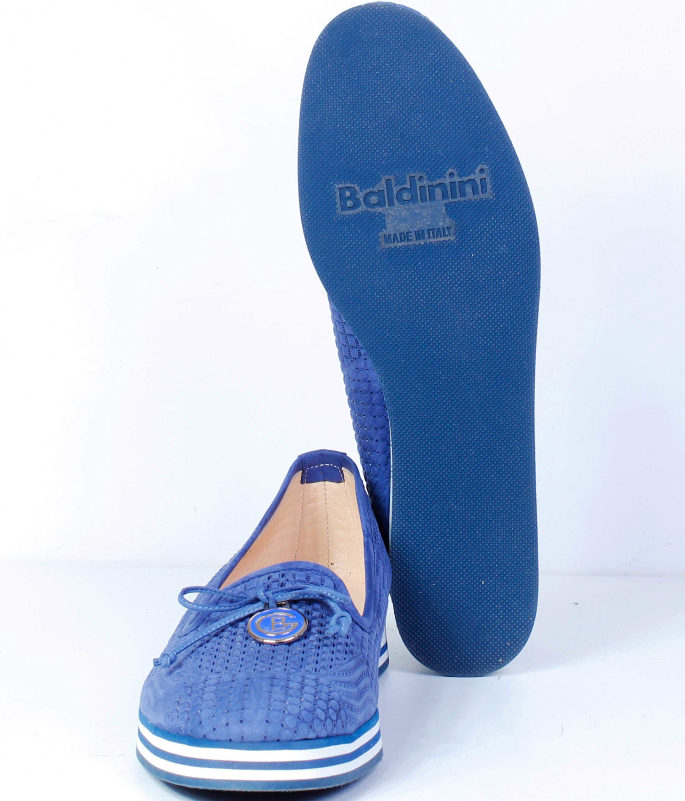 Мокасины Baldinini Sca d.Buck canapa blue 39 купить,NaN