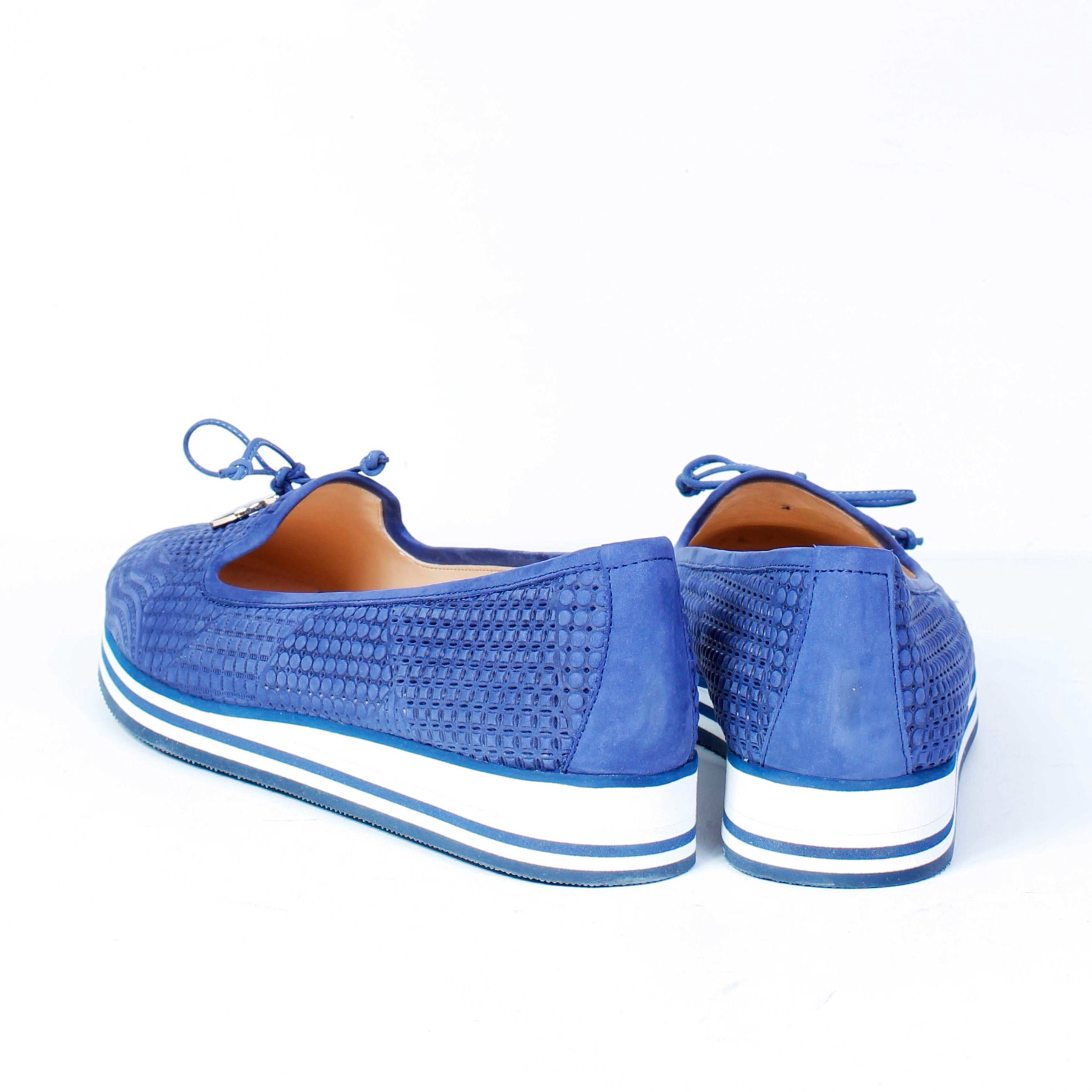 Мокасины Baldinini Sca d.Buck canapa blue 39 купить,NaN