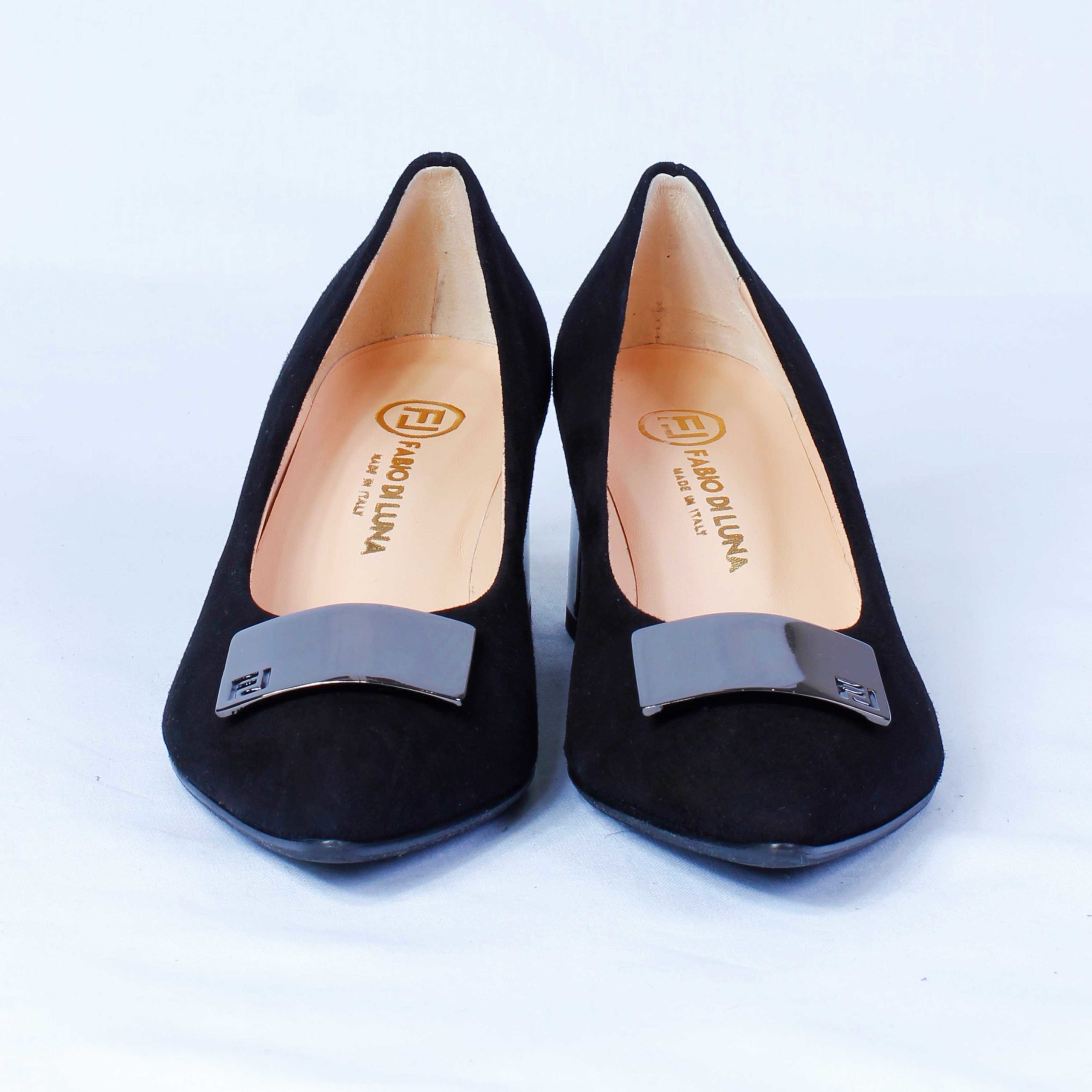 Туфли Fabio Di Luna Camoscio Nero 50 Tac black 38