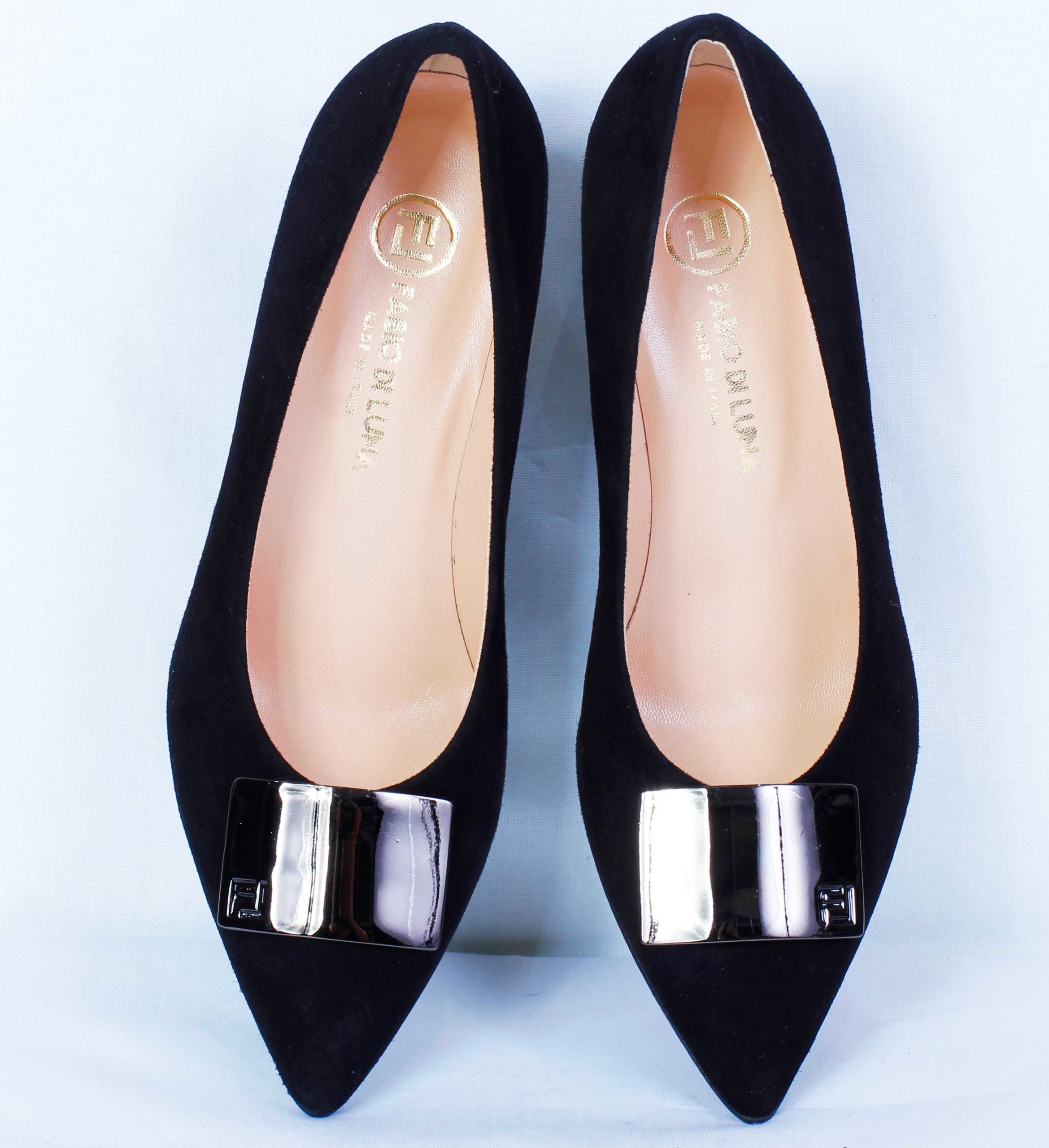 Туфли Fabio Di Luna Camoscio Nero 50 Tac black 38