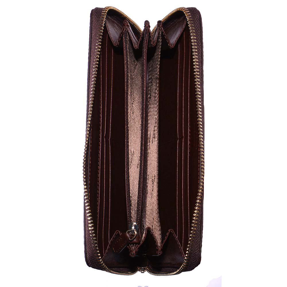 Портмоне Cromia Wallets mina cioccolato коричневое купить,NaN