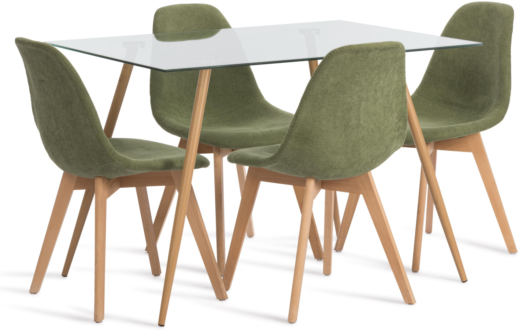 Стол Tetchair Sophia 139724543 110х80x75см прозрачный купить,NaN