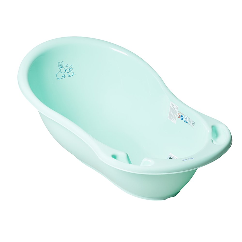Ванна детская Tega Baby Кролики 86см мятная купить,NaN