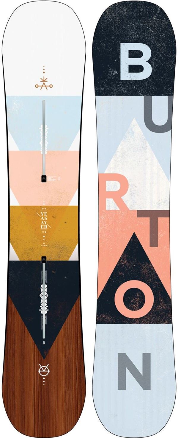 Сноуборд Burton Yeasayer Smalls 2020 134 бело-коричневый