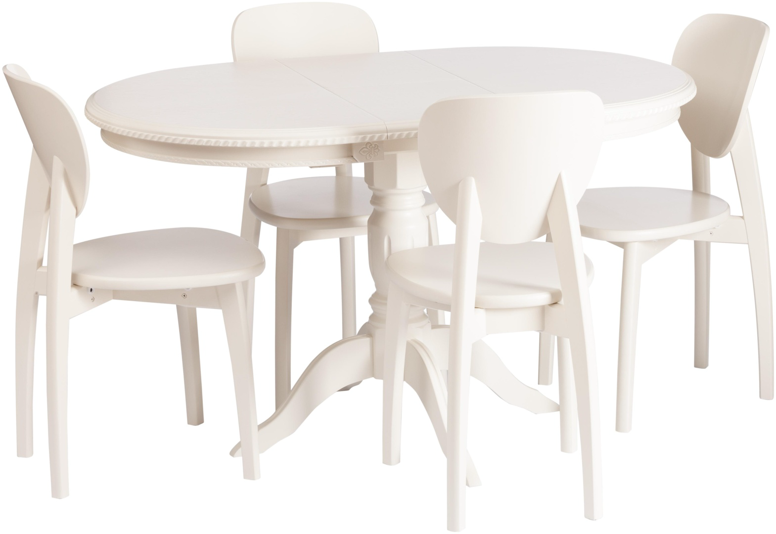 Стол раздвижной Tetchair Stefano 139693473 130х80x77см слоновая кость купить,NaN