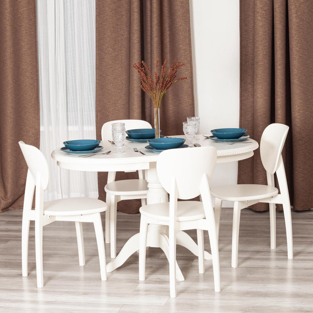 Стол раздвижной Tetchair Stefano 139693473 130х80x77см слоновая кость купить,NaN