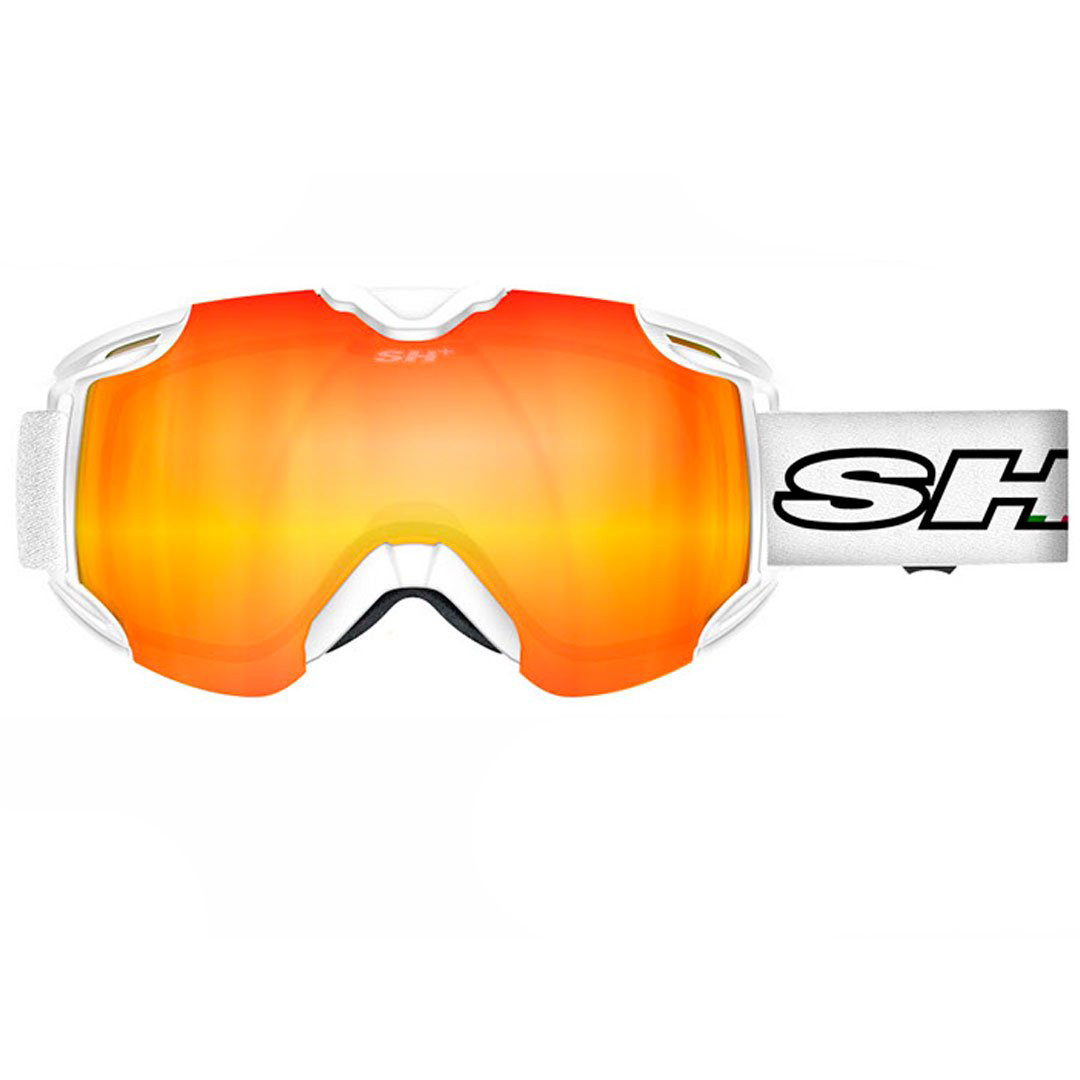 Маска горнолыжная SH+ Jupiter cat2 white matt-orange  купить,NaN