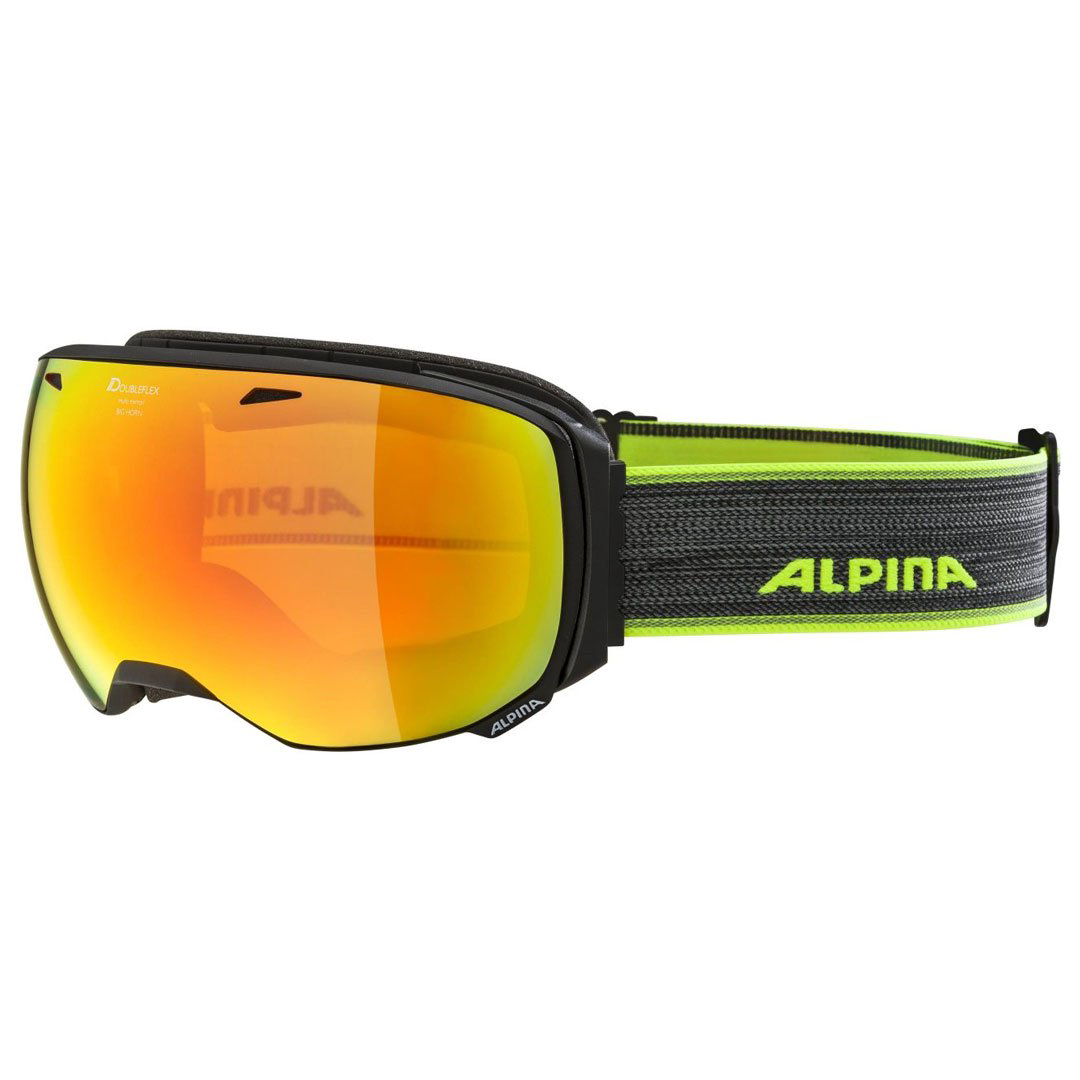 Маска горнолыжная Alpina Big Horn HM black matt  купить,NaN