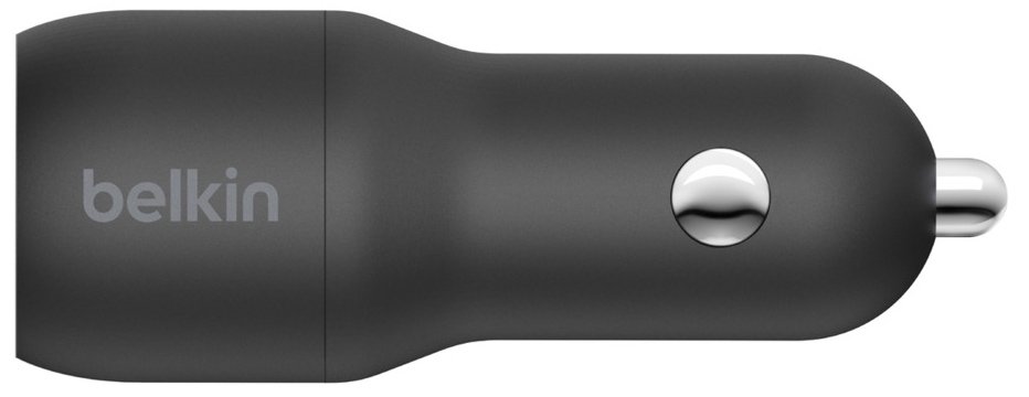 Зарядное автомобильное устройство Belkin Car Charger 24W Dual CCE001BT1MBK 1m черное - ForteMarket Зарядное автомобильное устройство Belkin Car Charger 24W Dual CCE001BT1MBK 1m черное купить,0