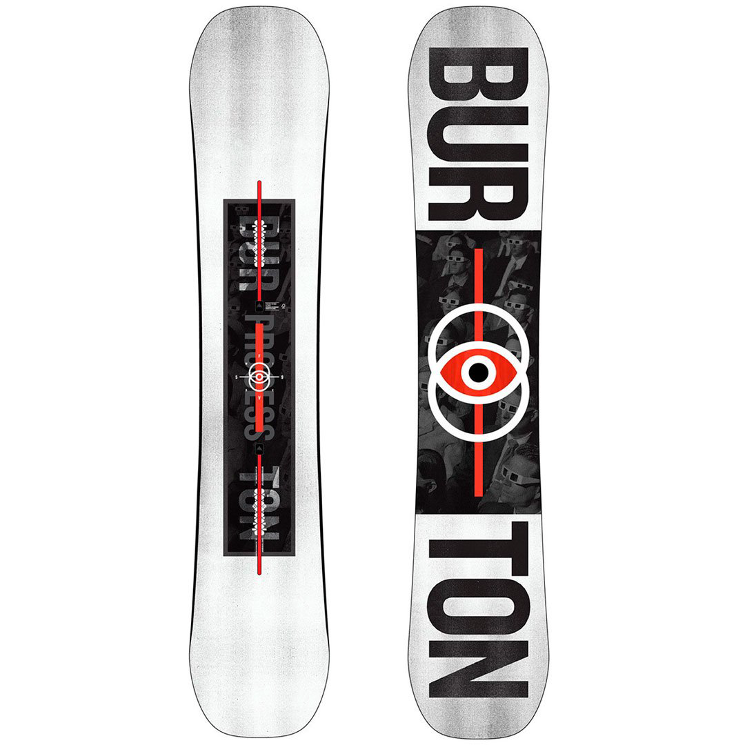 Сноуборд Burton Process 2020 159 черно-белый купить,NaN