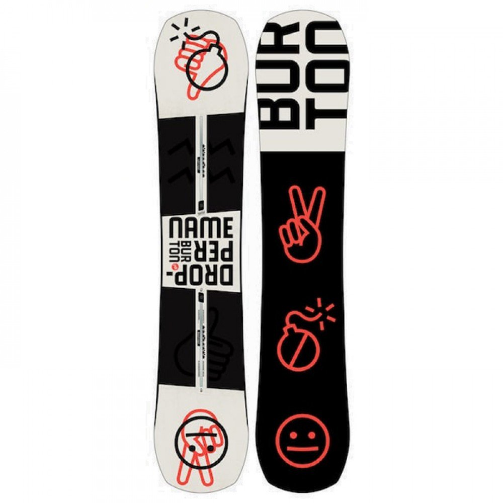 Сноуборд Burton Name Dropper 2020 155 черно-белый