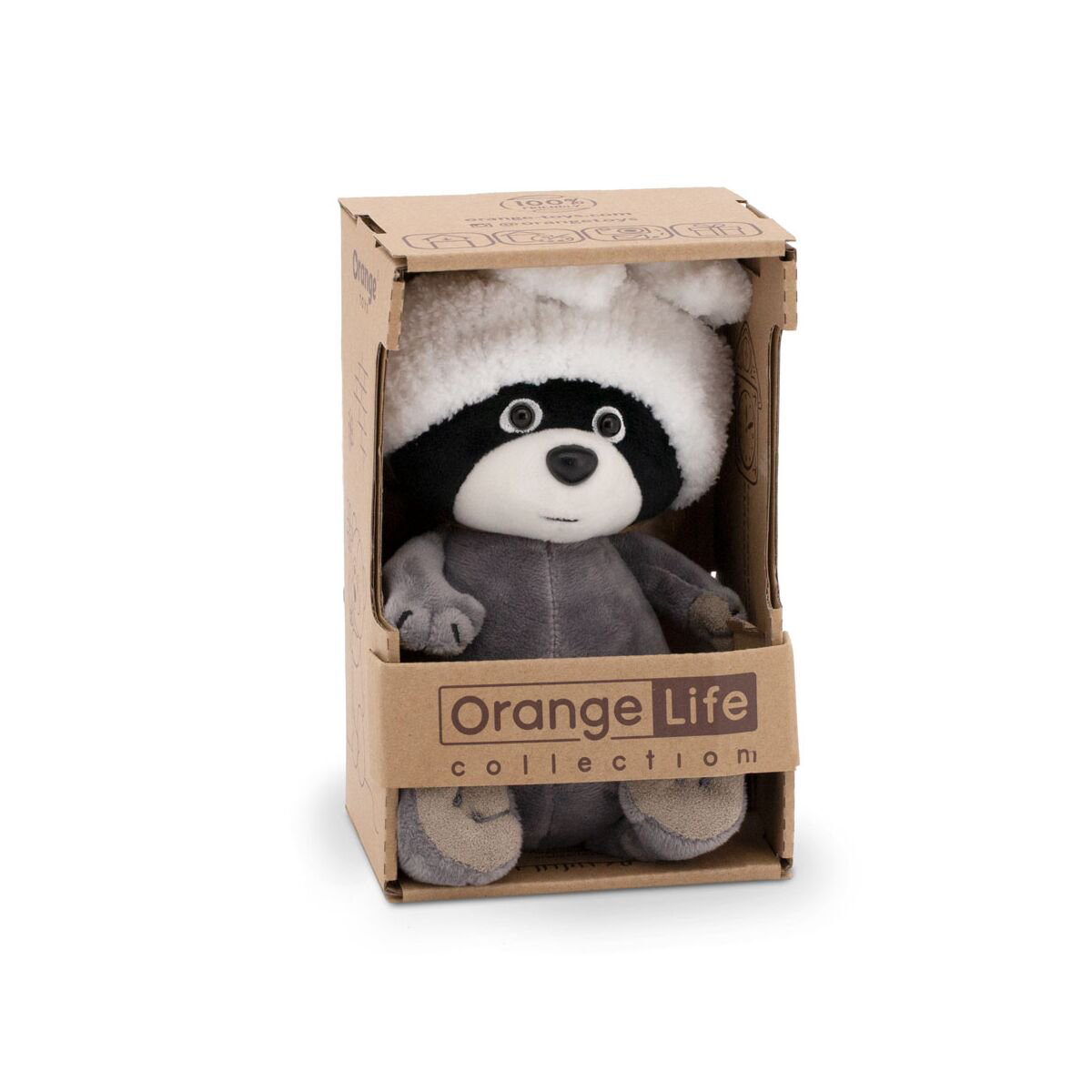 Мягкая игрушка Orange Life Енотик Дэнни Заяц 15см купить,NaN