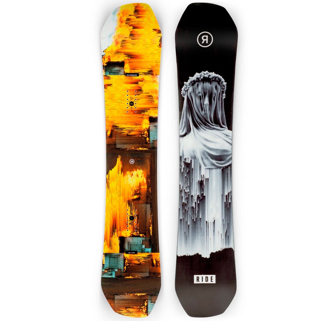 Сноуборд мужской Ride Helix 2020 153 черно-желтый