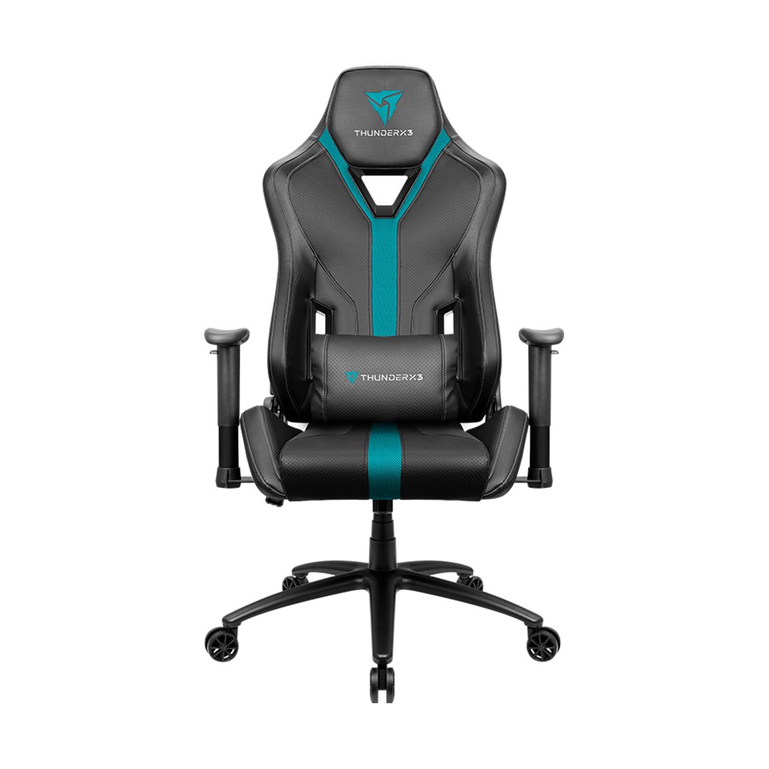 Игровое кресло ThunderX3 YC3 BC черно-голубое