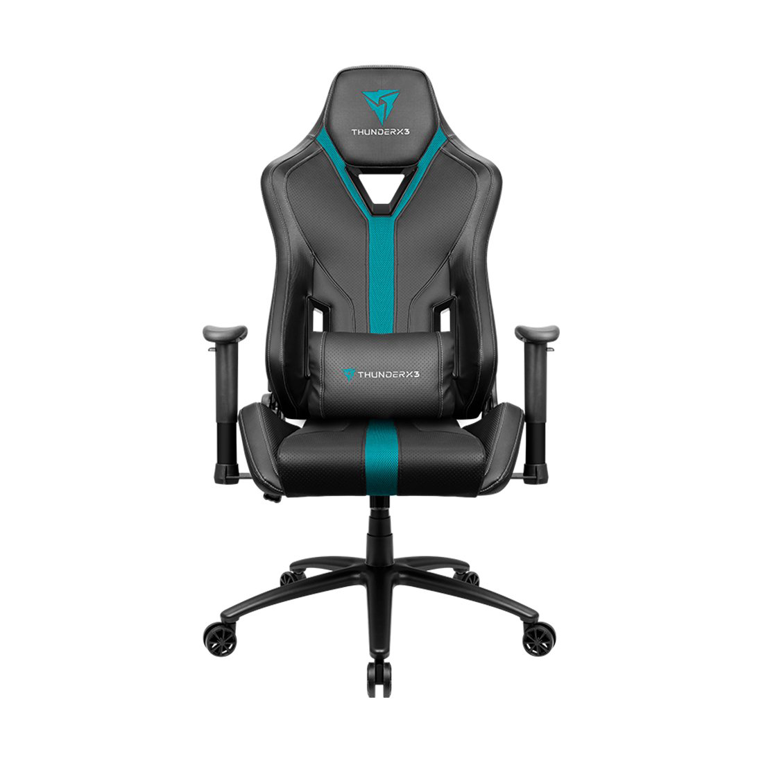 Игровое кресло ThunderX3 YC3 BC черно-голубое