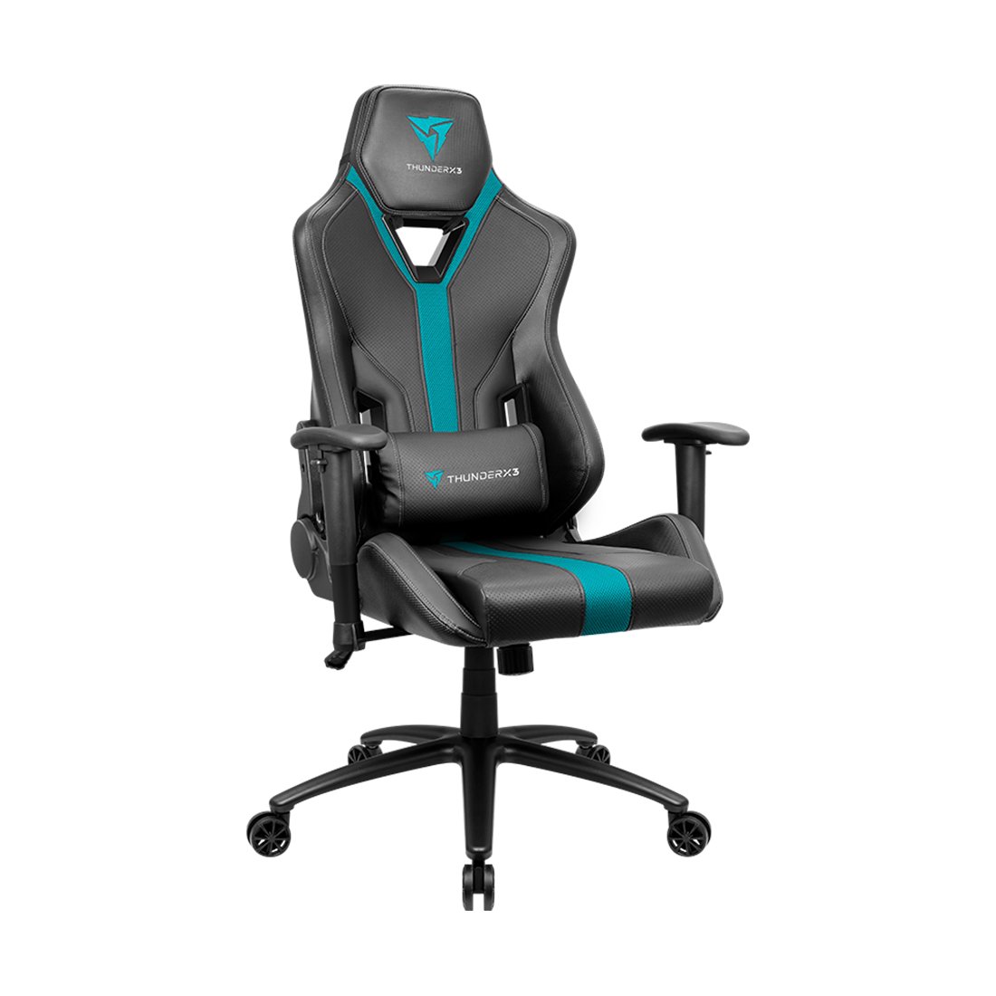 Игровое кресло ThunderX3 YC3 BC черно-голубое