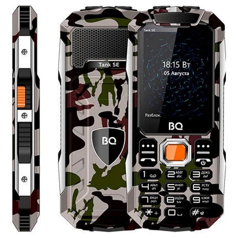 Мобильный телефон BQ 2432 Tank SE Military Green купить,NaN