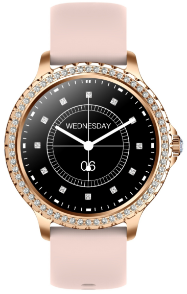 Смарт-часы SNEL Watch Nova 35 мм золотистый-бежевый-розовый
