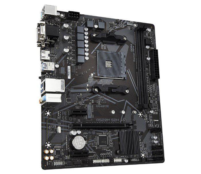 Материнская плата Gigabyte A520M S2H - ForteMarket Материнская плата Gigabyte A520M S2H купить,0