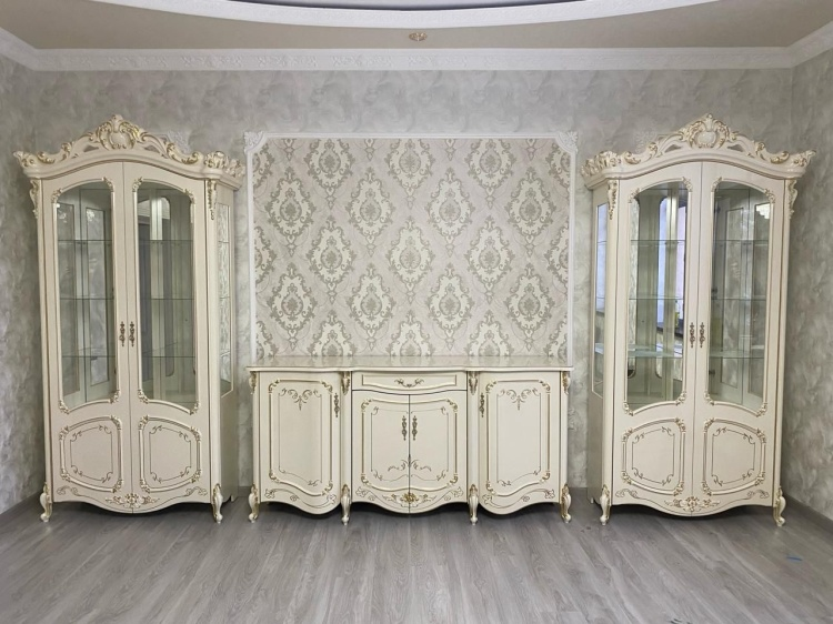 Комплект для гостиной СлонимМебель Элиза 833916260 кремовый купить,NaN