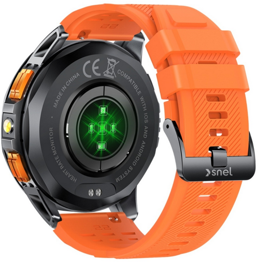 Смарт-часы SNEL Watch Nomad Aquanaut 48 мм черный-оранжевый