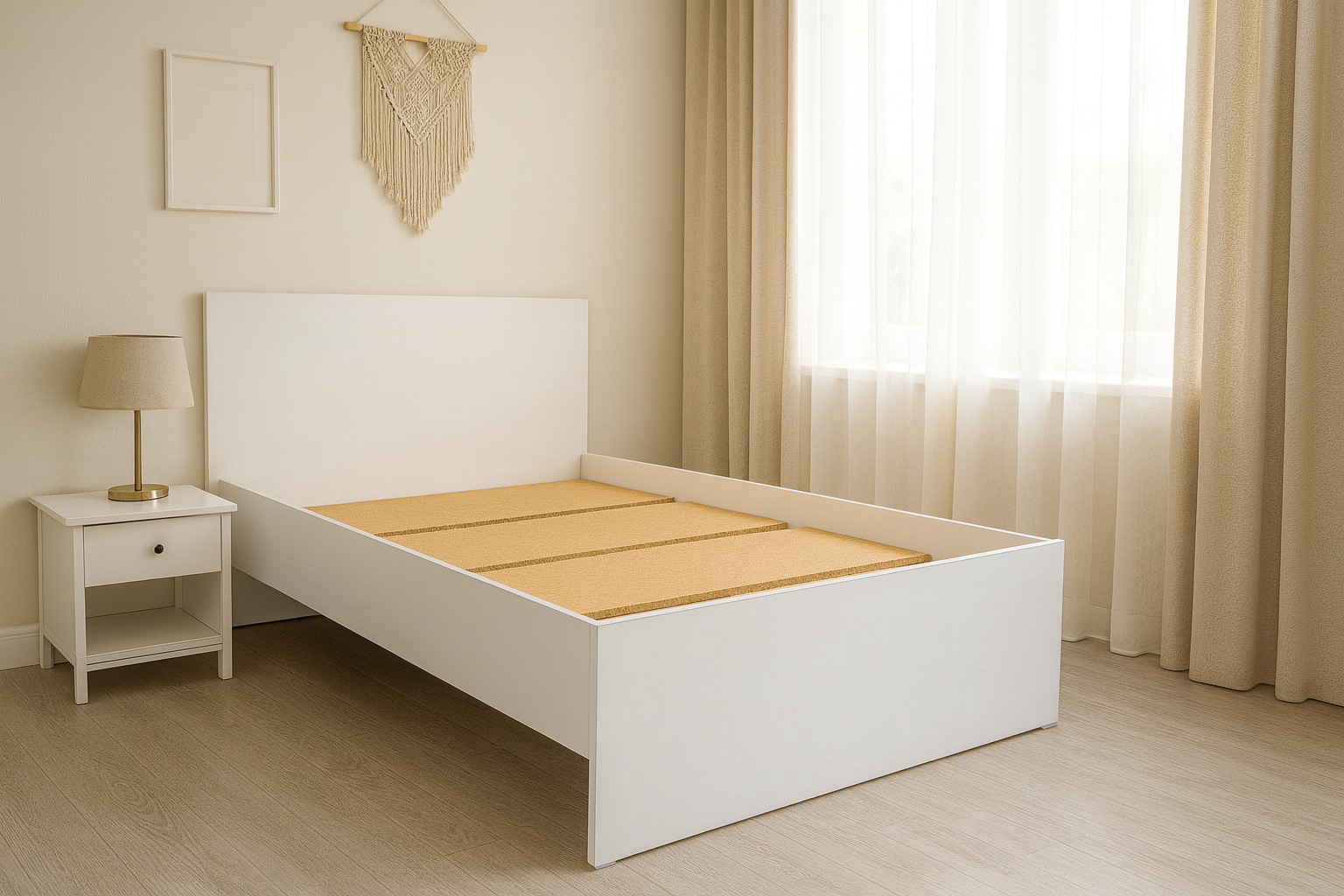 Кровать Dominika Фрейя 120х200см белый купить,NaN