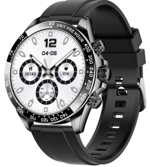 Смарт-часы SNEL Watch DAYTONA 46 мм черно-черный