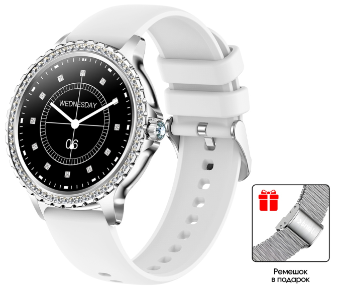 Смарт-часы SNEL Watch Nova X 36 мм белый-белый
