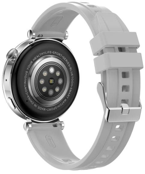 Смарт-часы SNEL Watch Pulse 42 мм серебристый-белый