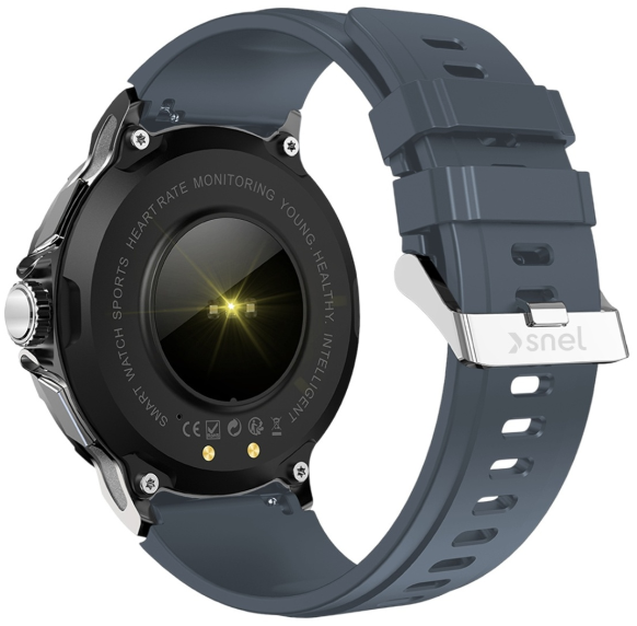Смарт-часы Snel Watch Range 53 мм серебристый-голубой купить,NaN