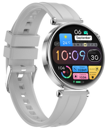 Смарт-часы SNEL Watch Pulse 42 мм серебристый-белый