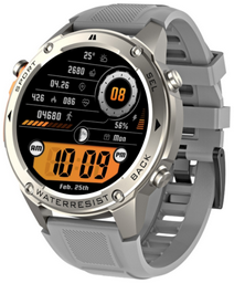 Смарт-часы Snel Watch Ocean 53 мм серебристый-серый