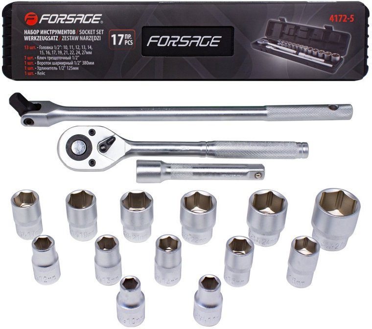 Набор инструментов Forsage F-4172-5 17 предметов купить,NaN