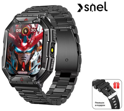 Смарт-часы Snel Watch Titan X 45 мм черный-черный