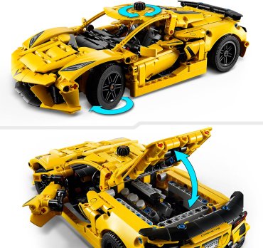 Конструктор LEGO Шевроле Корвет Стингрей, деталей 732 шт
