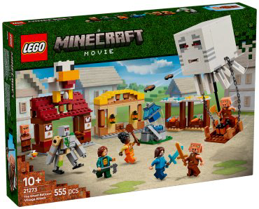 Конструктор LEGO Minecraft Атака на деревню Гаст-Барбол , деталей 555 шт купить,NaN
