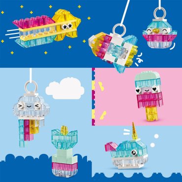 Конструктор LEGO Волшебная прозрачная коробка , деталей 340 шт купить,0