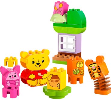 Конструктор LEGO DUPLO День рождения Винни-Пуха, деталей 22 шт купить,0